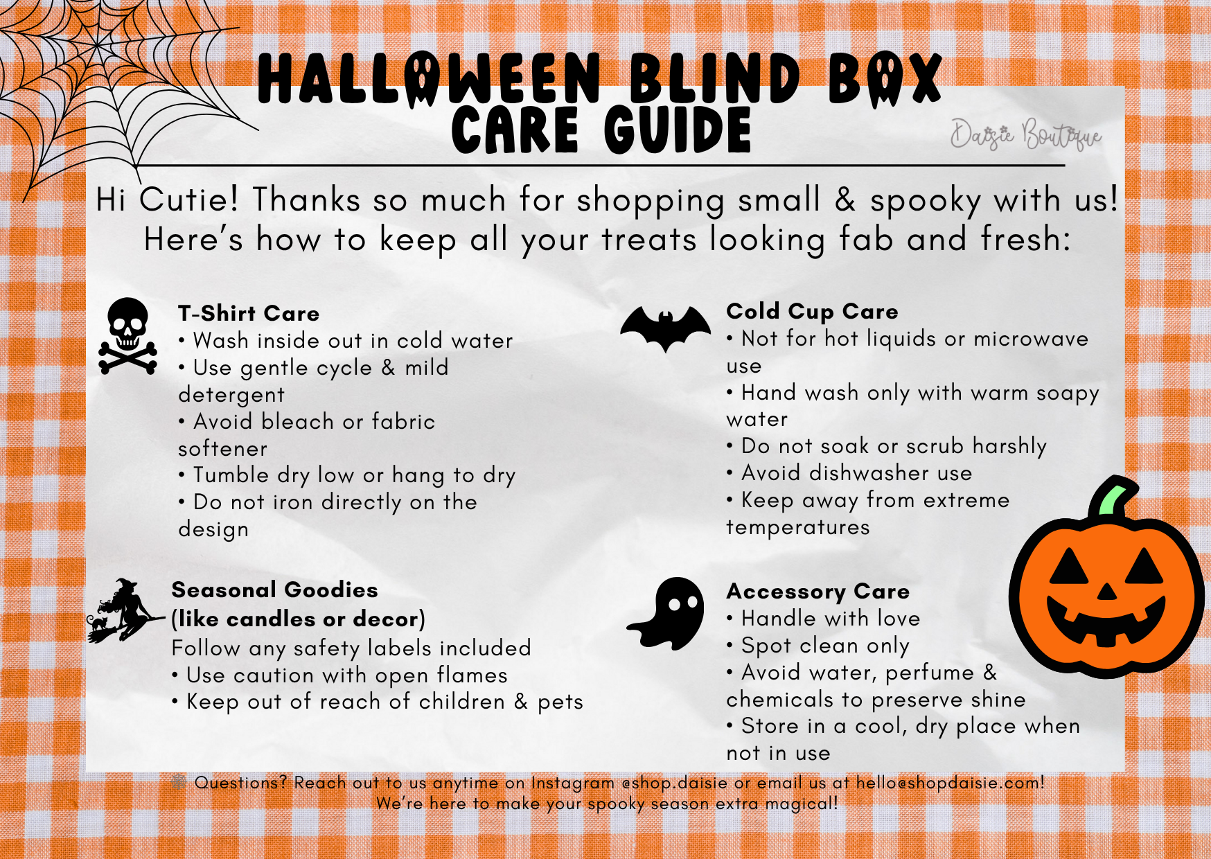 Cutie Spooky + Summerween Mystery Grab Boxes – 4 Cutie Surprises Inside! Daisie Boutique