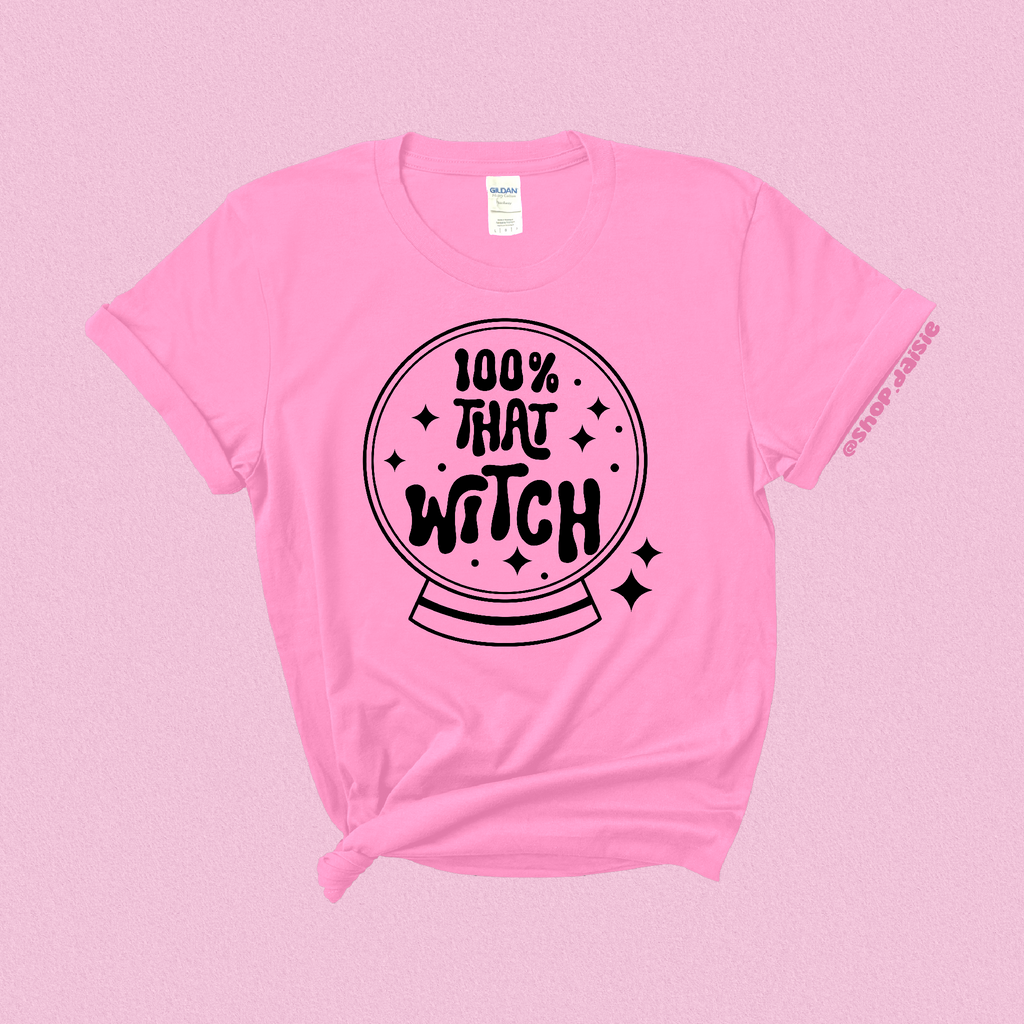 100 PERCENT That Witch - Cotton Unisex T-Shirt Daisie Boutique
