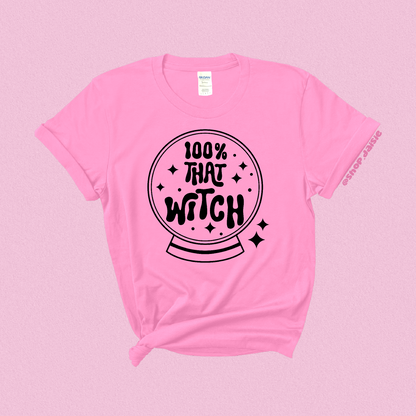 100 PERCENT That Witch - Cotton Unisex T-Shirt Daisie Boutique