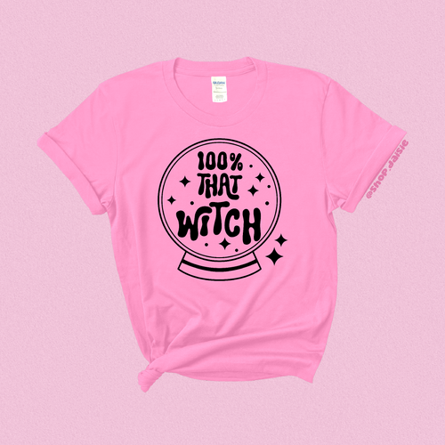 100 PERCENT That Witch - Cotton Unisex T-Shirt Daisie Boutique
