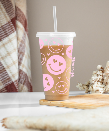 Heart Eyes - 24 Ounce Cold Cup