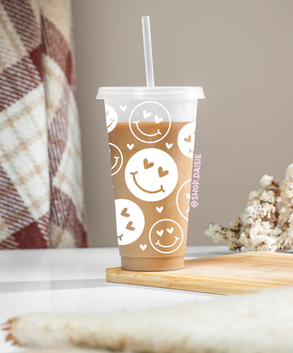 Heart Eyes - 24 Ounce Cold Cup