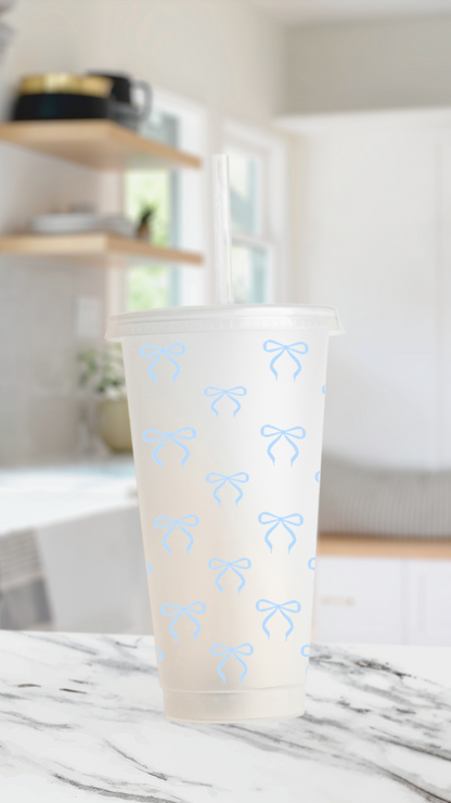 Cutie Bow - 24 Ounce Coquette Cold Cup Daisie