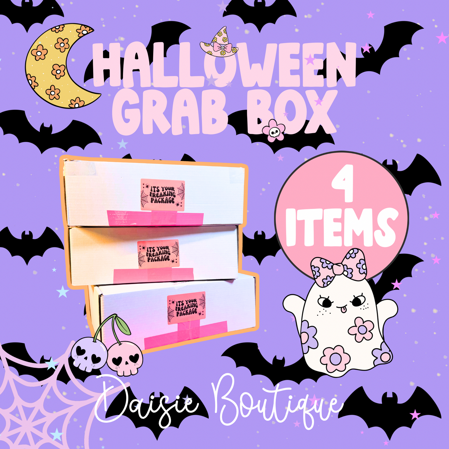 Cutie Spooky + Summerween Mystery Grab Boxes – 4 Cutie Surprises Inside! Daisie Boutique