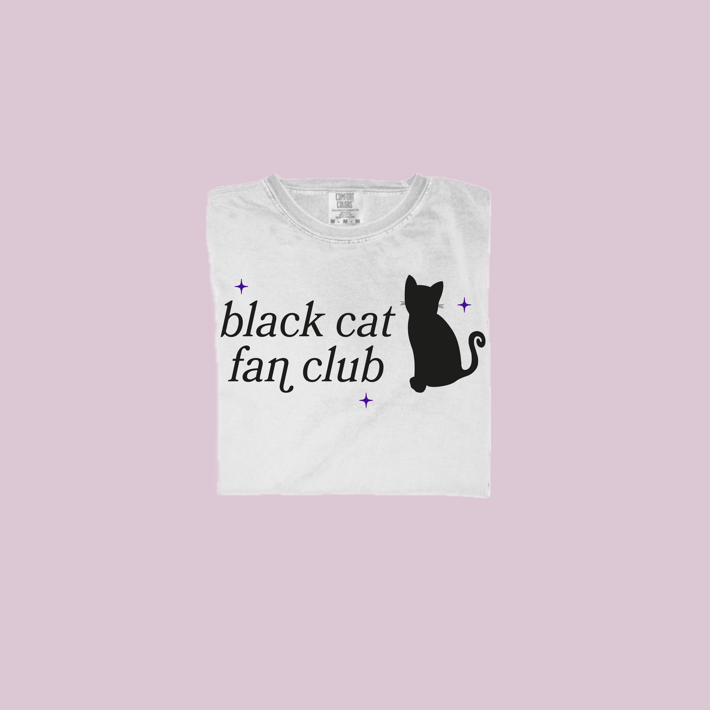 Black Cat Fan Club Graphic Tee Daisie Boutique
