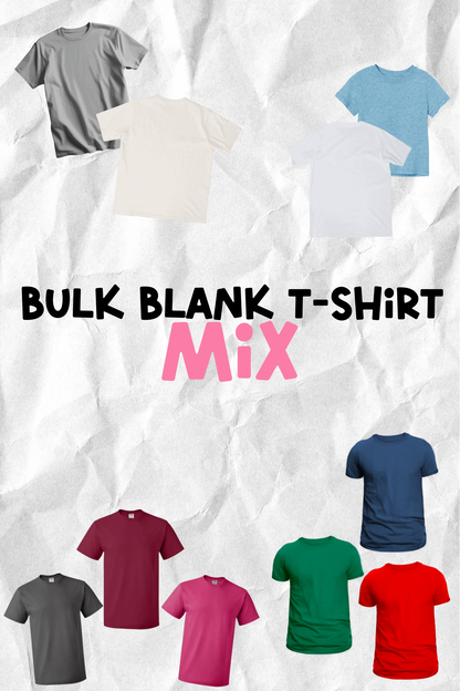 Bulk Blank T-Shirts MIX