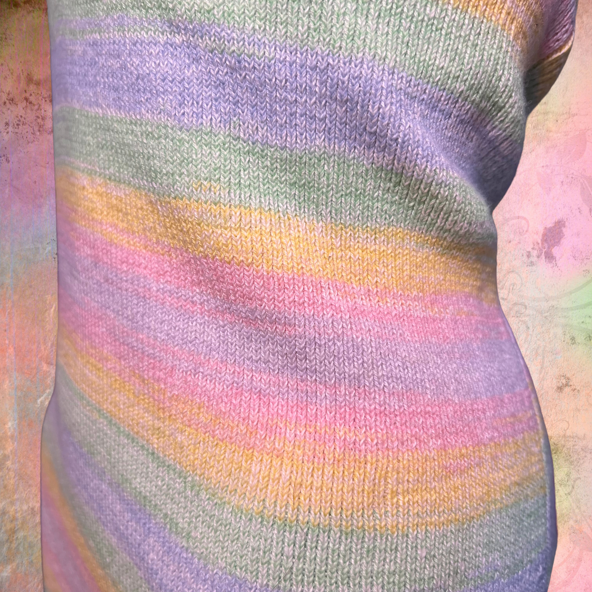 Multicolor Pastel Knit Halter Tie Top Mini Dress Daisie Boutique