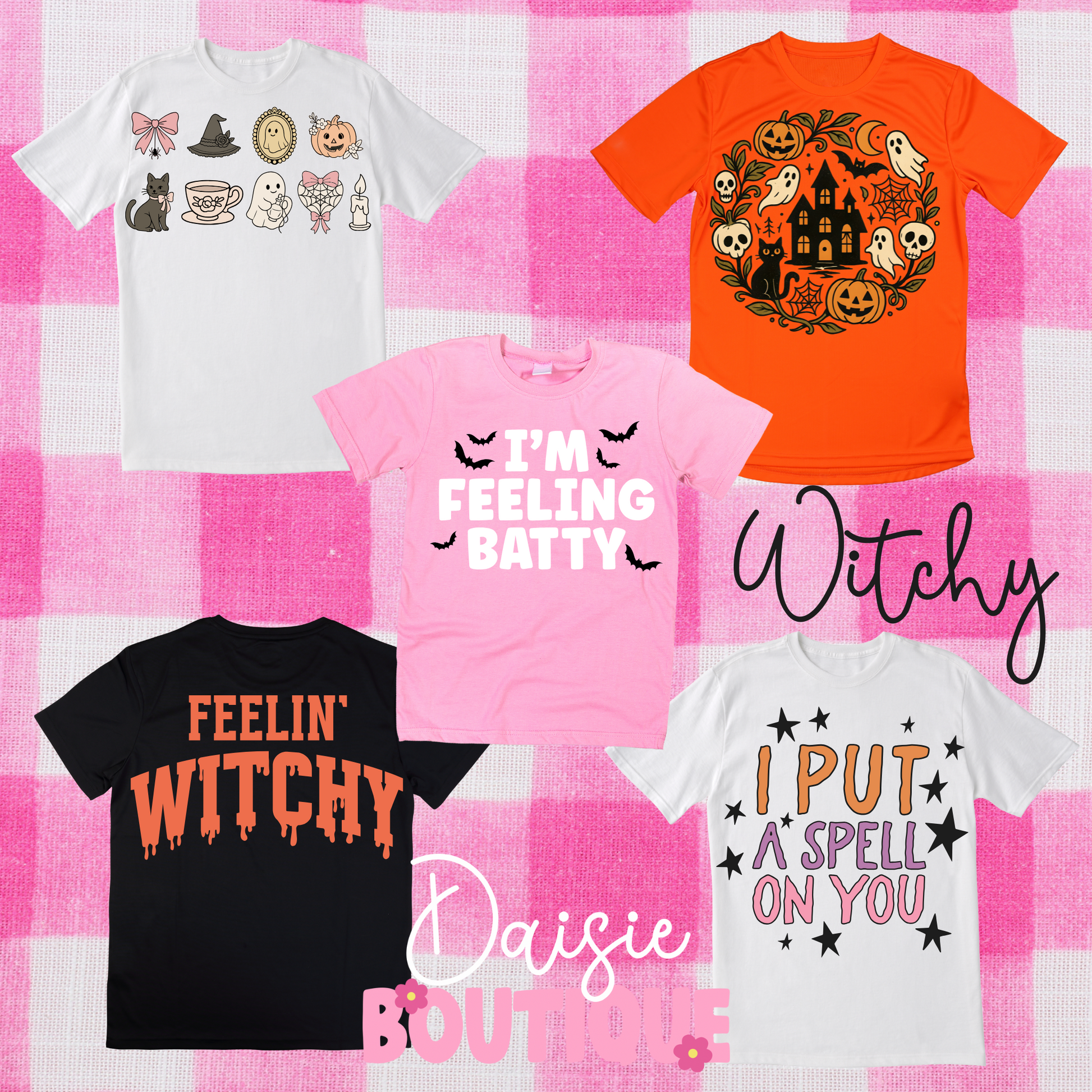 Cutie Halloween Grab Box – 4 Girly & Glittery Surprises Inside Daisie Boutique