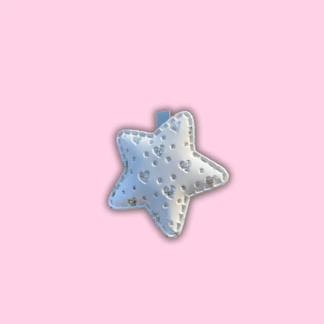 White Star Hair Clip Daisie Boutique