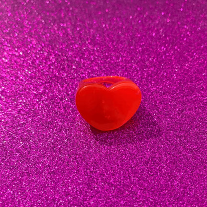 Chunky Heart Ring Daisie Boutique