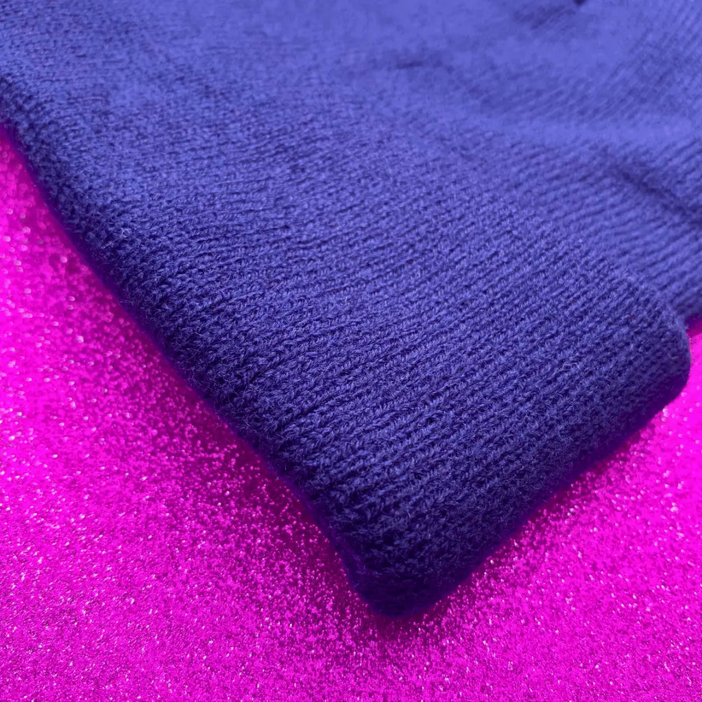 Navy Blue Basic B*tch Beanie