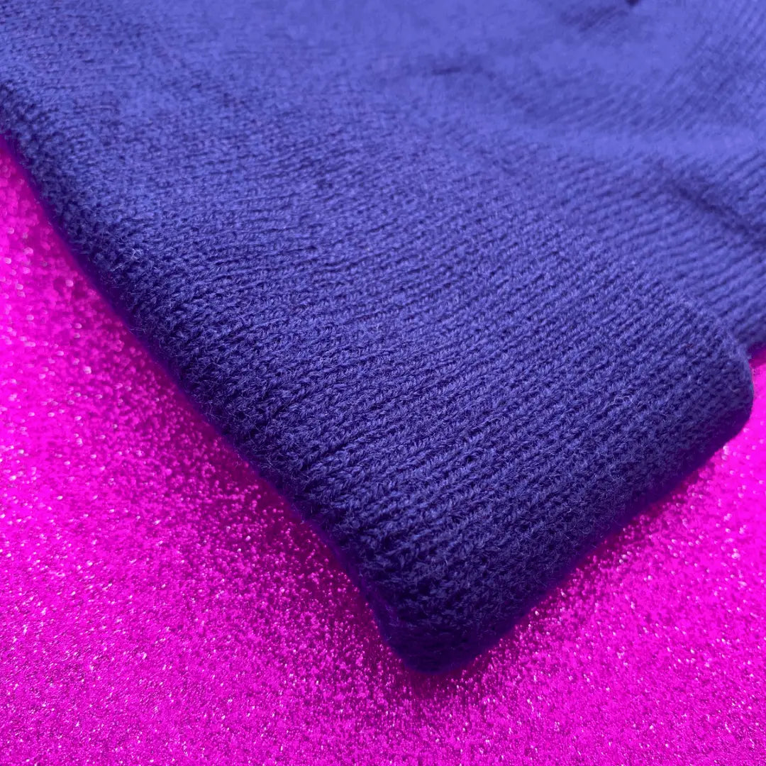 Navy Blue Basic B*tch Beanie