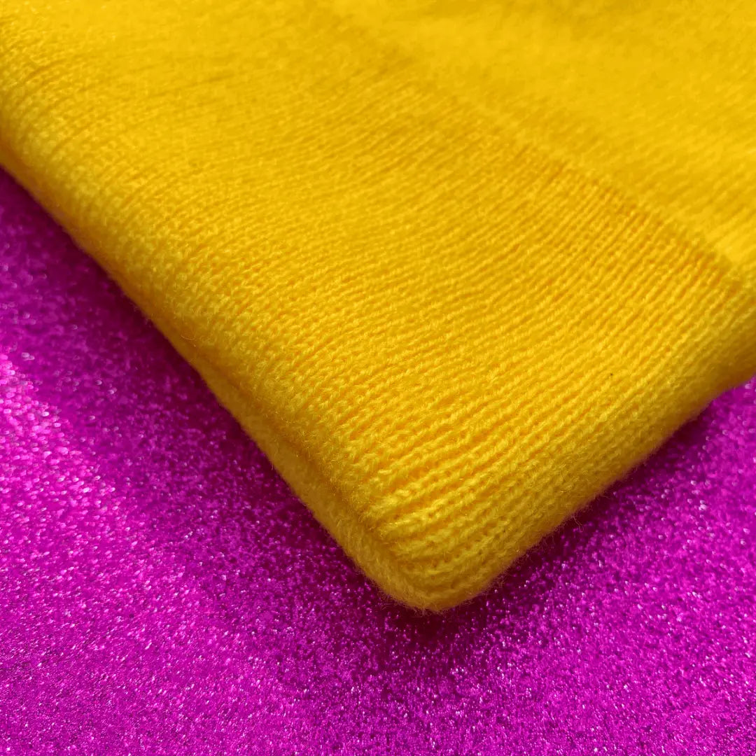 Yellow Basic B*tch Beanie