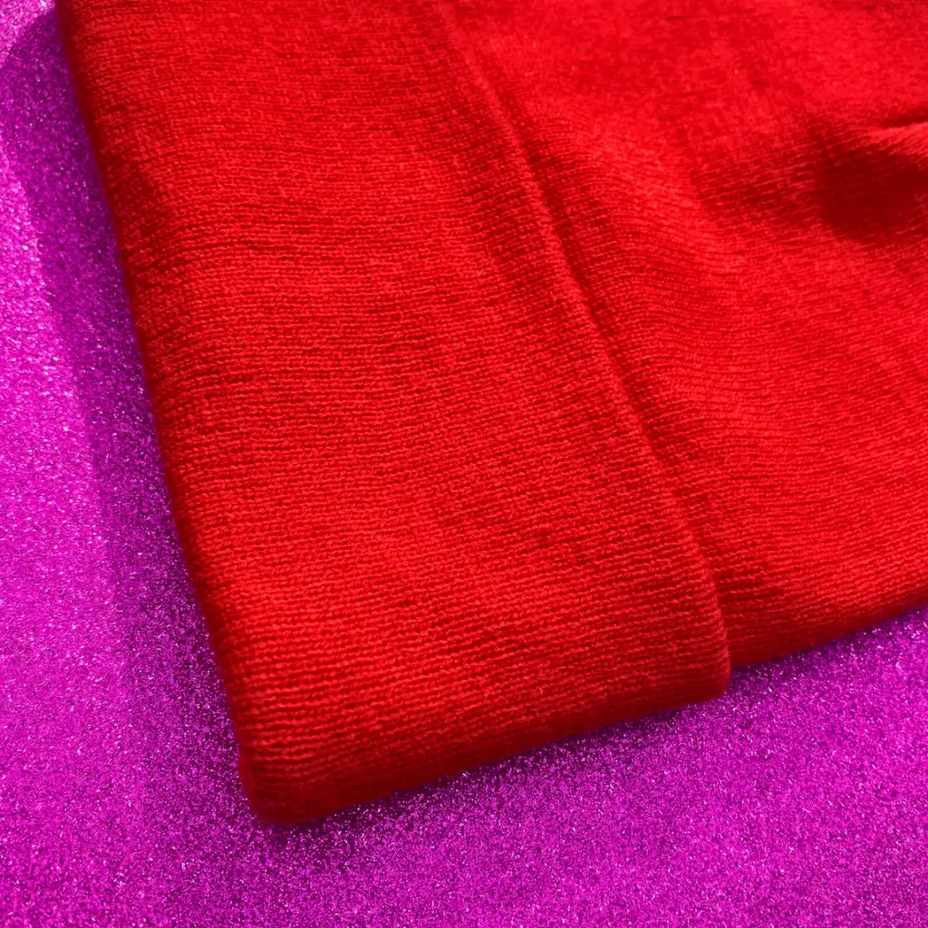 Red Basic B*tch Beanie