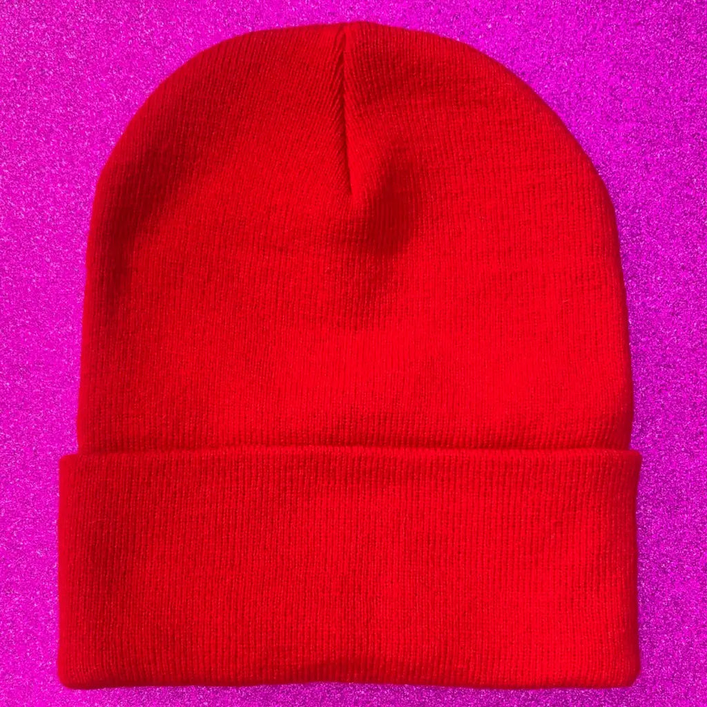 Red Basic B*tch Beanie
