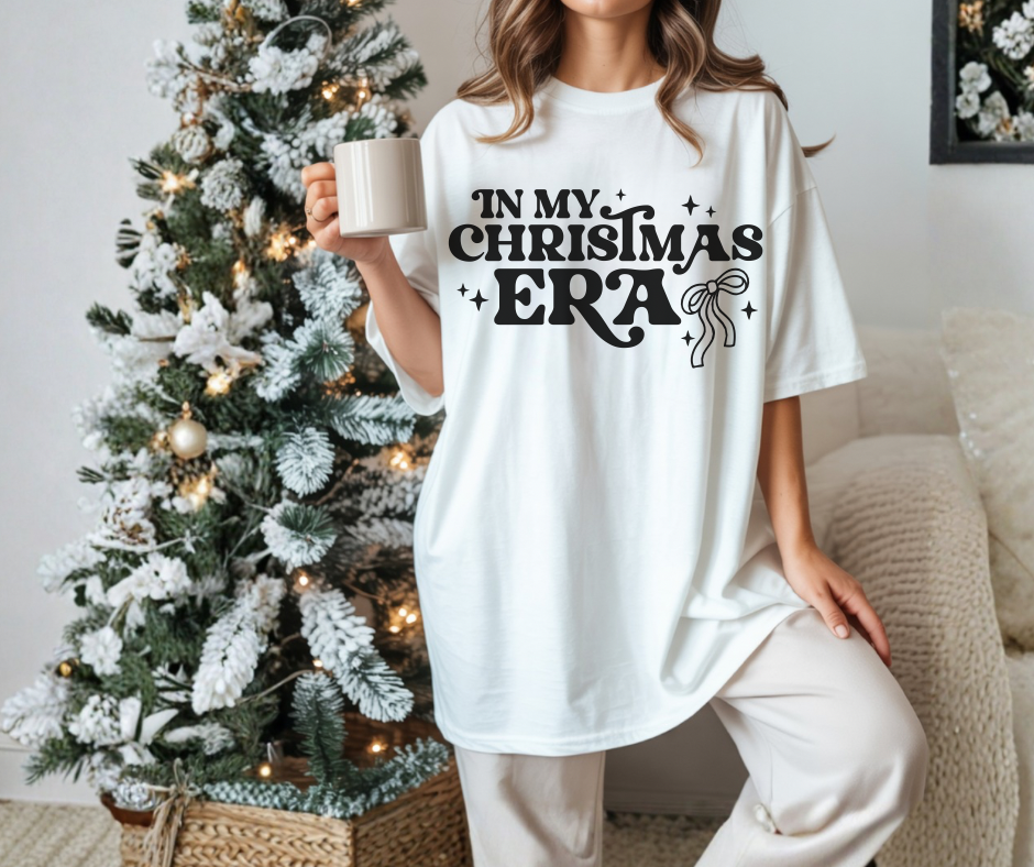 In My Christmas Era - Christmas Theme Cotton T-Shirt Daisie Boutique