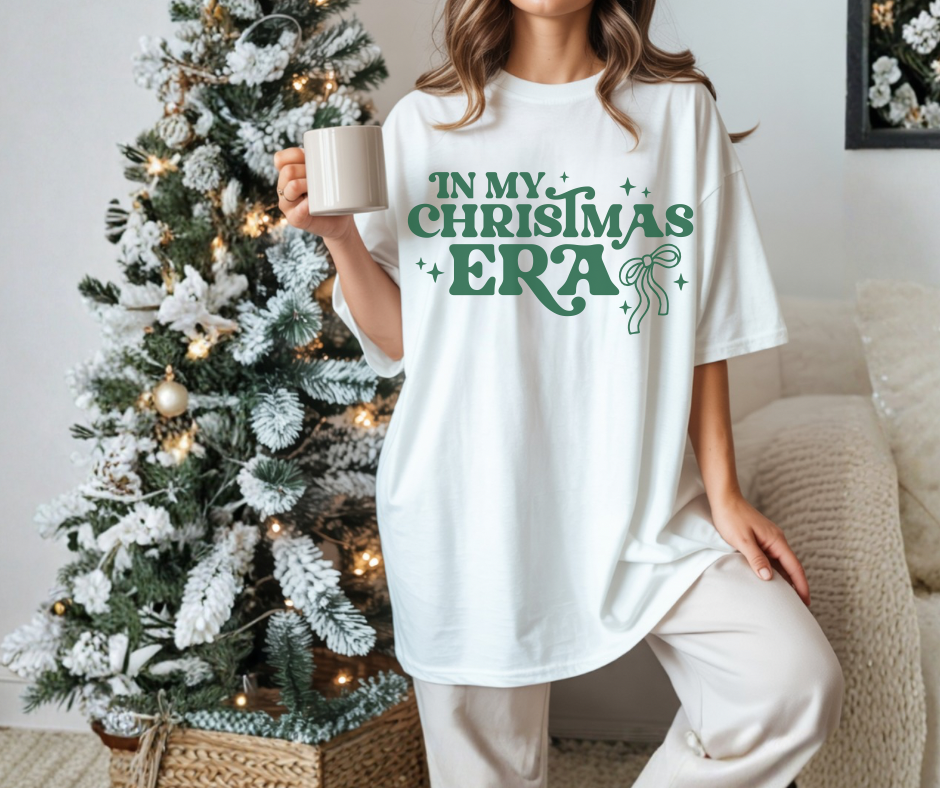 In My Christmas Era - Christmas Theme Cotton T-Shirt Daisie Boutique