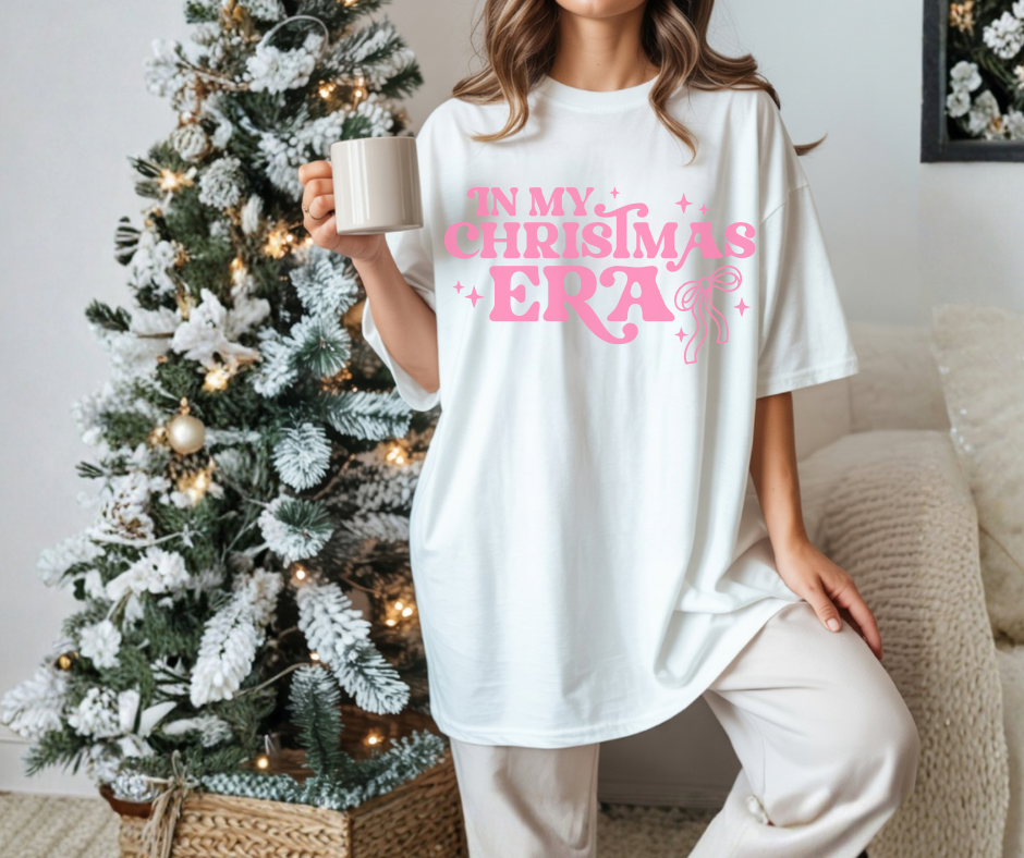 In My Christmas Era - Christmas Theme Cotton T-Shirt Daisie Boutique