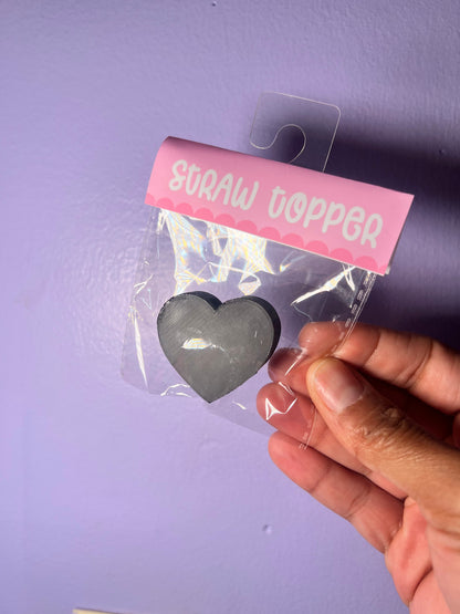 Heart Straw Topper for Standard Straws Daisie Boutique