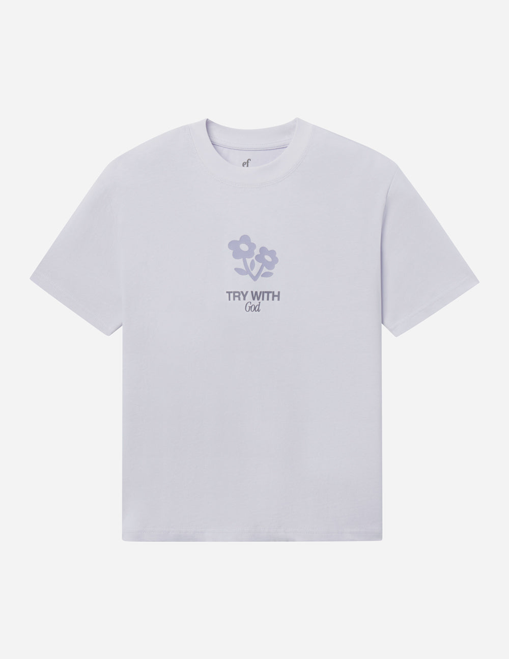 Try With God Unisex Tee - Lilac