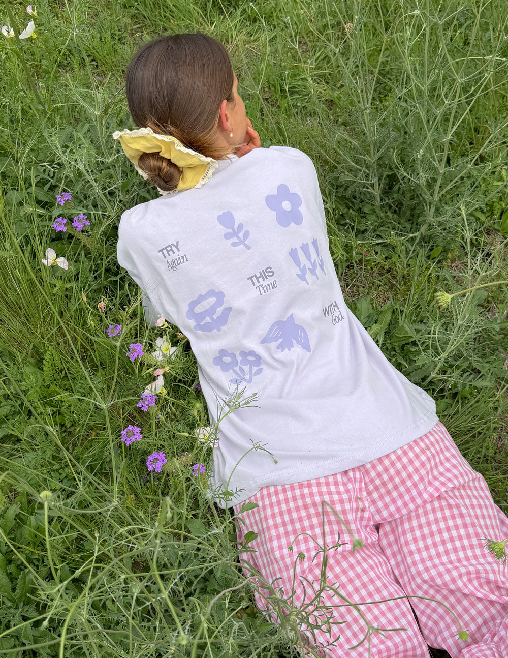 Try With God Unisex Tee - Lilac