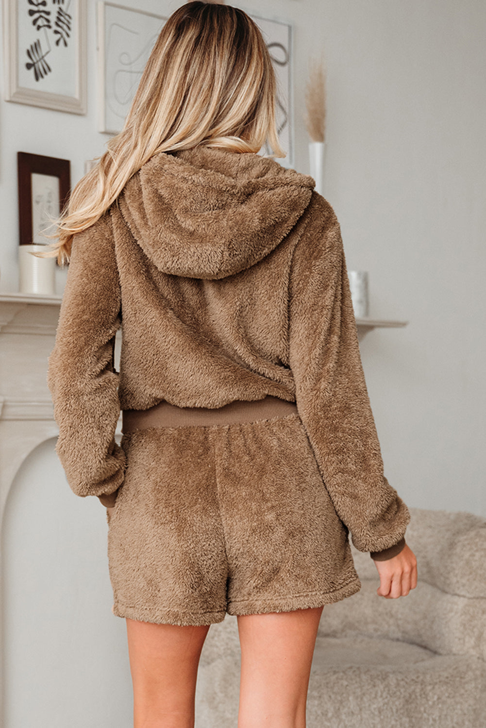 Teddy Bear Sherpa Set - Brown Dear-Lover Dropshipping