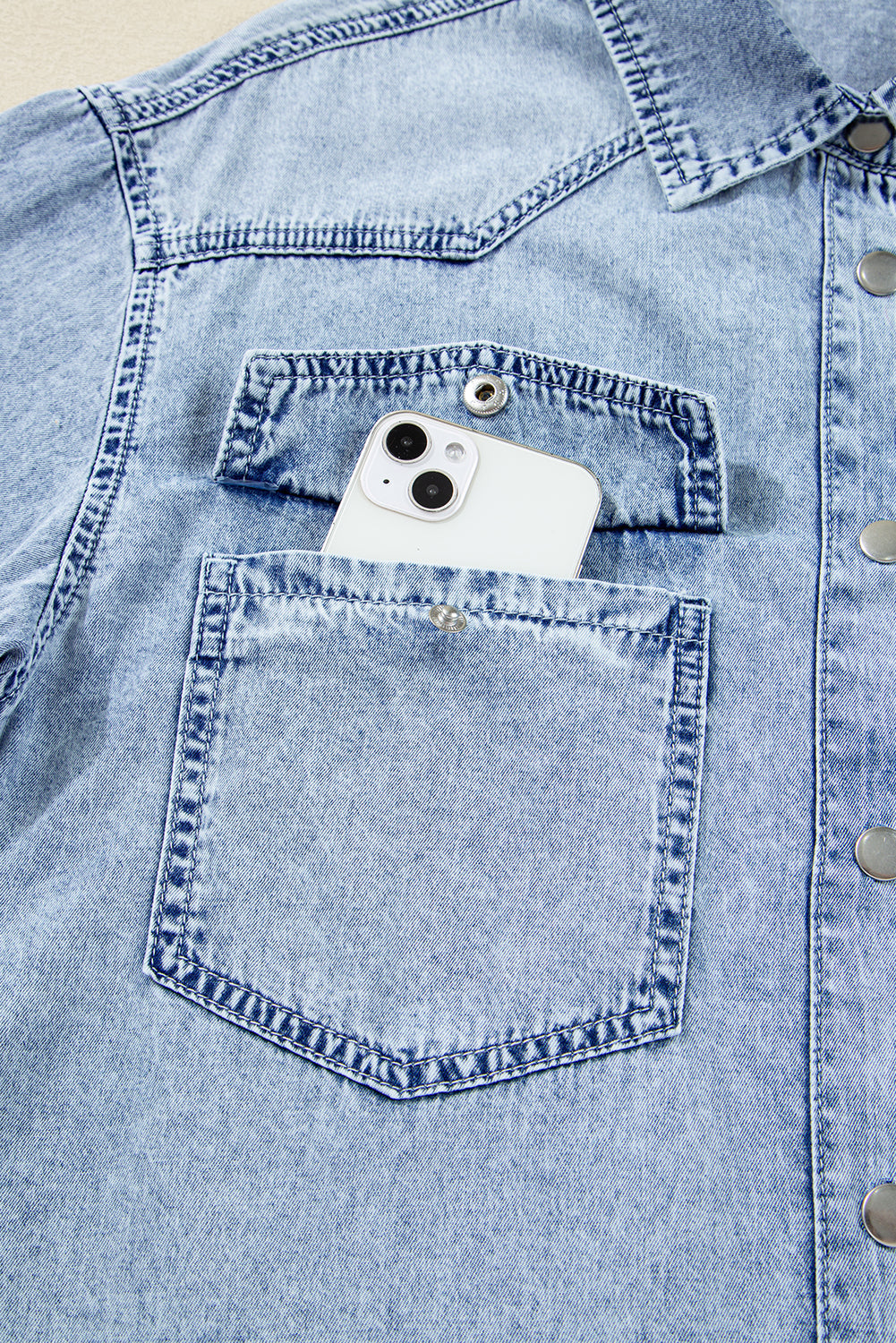 Cutie Denim Flair Shirt Dress Dear-Lover Dropshipping