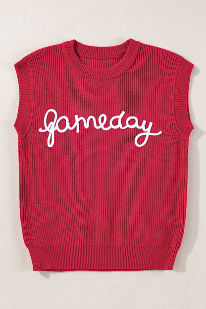 Game Day Football Season Sweater Vest Daisie Boutique