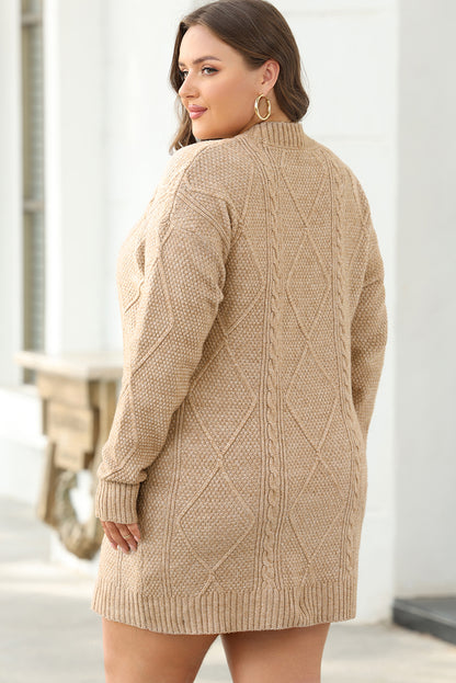 Cable Knit Sweater Dress Daisie Boutique