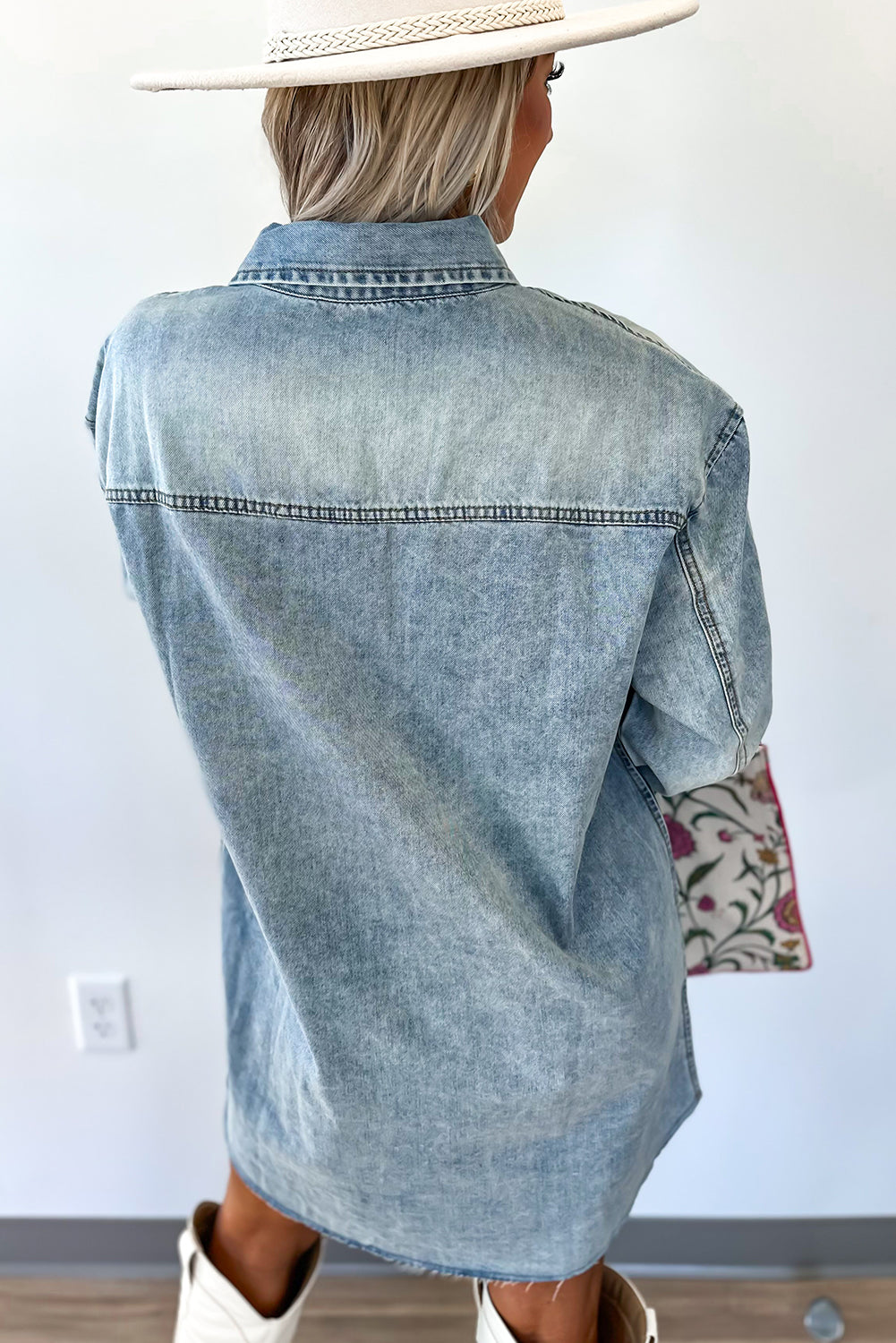 Cutie Denim Flair Shirt Dress Dear-Lover Dropshipping