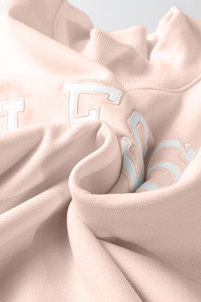 Oversized Blessed Embroidered Sweatshirt — Christian Faith Sweatshirt | Cozy Dopamine Fashion