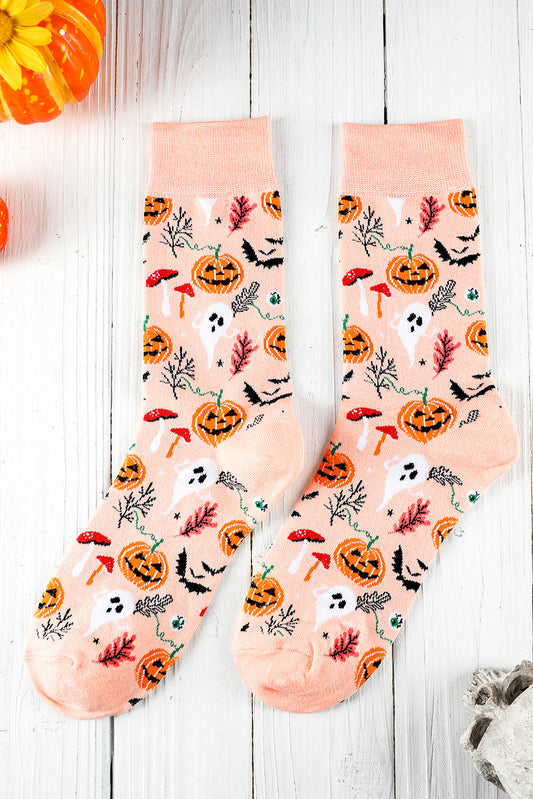 Spooky Season Halloween Print Socks Dear-Lover Dropshipping