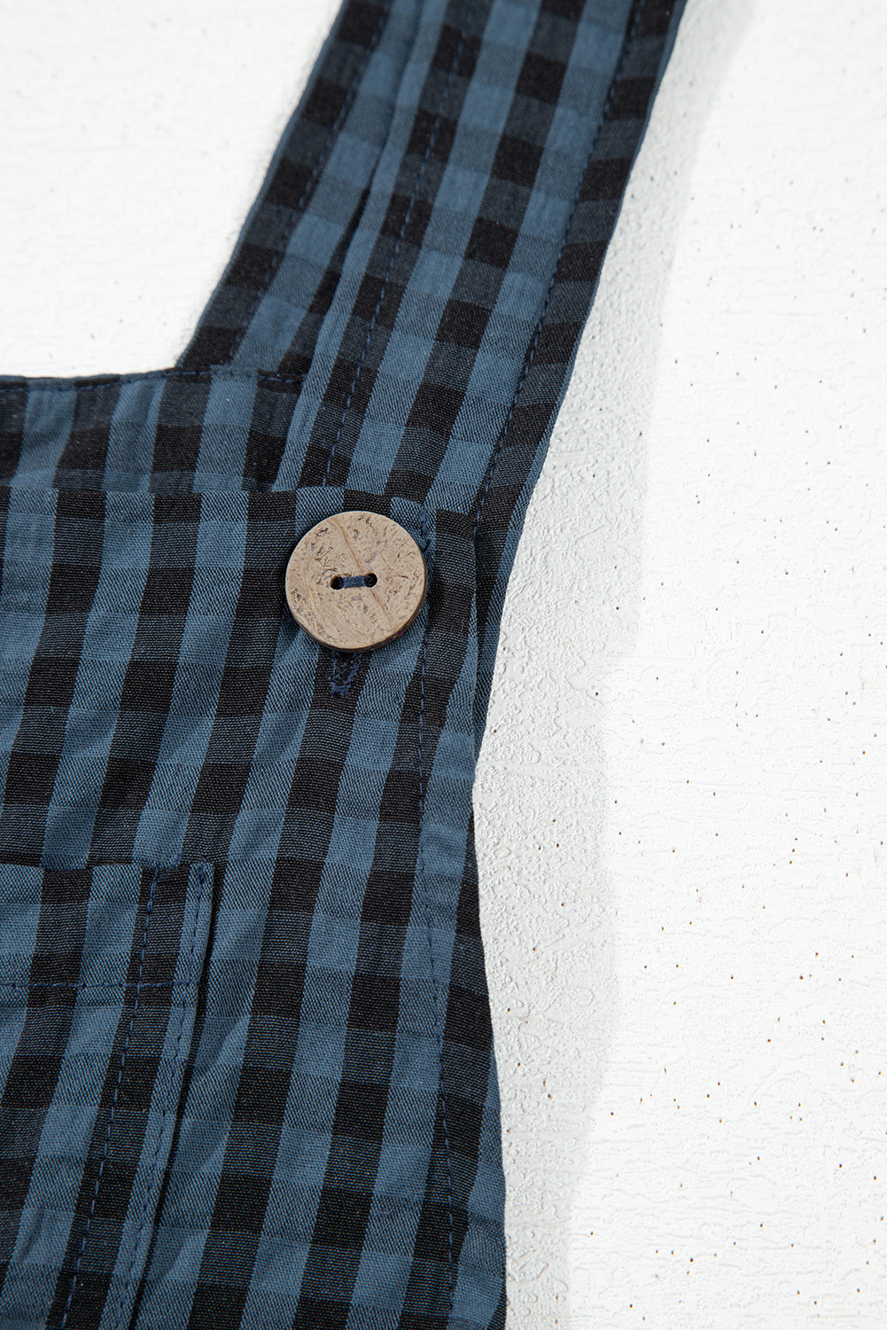 Plaid Print Buttoned with Pockets High Waist Overalls Dear-Lover Dropshipping