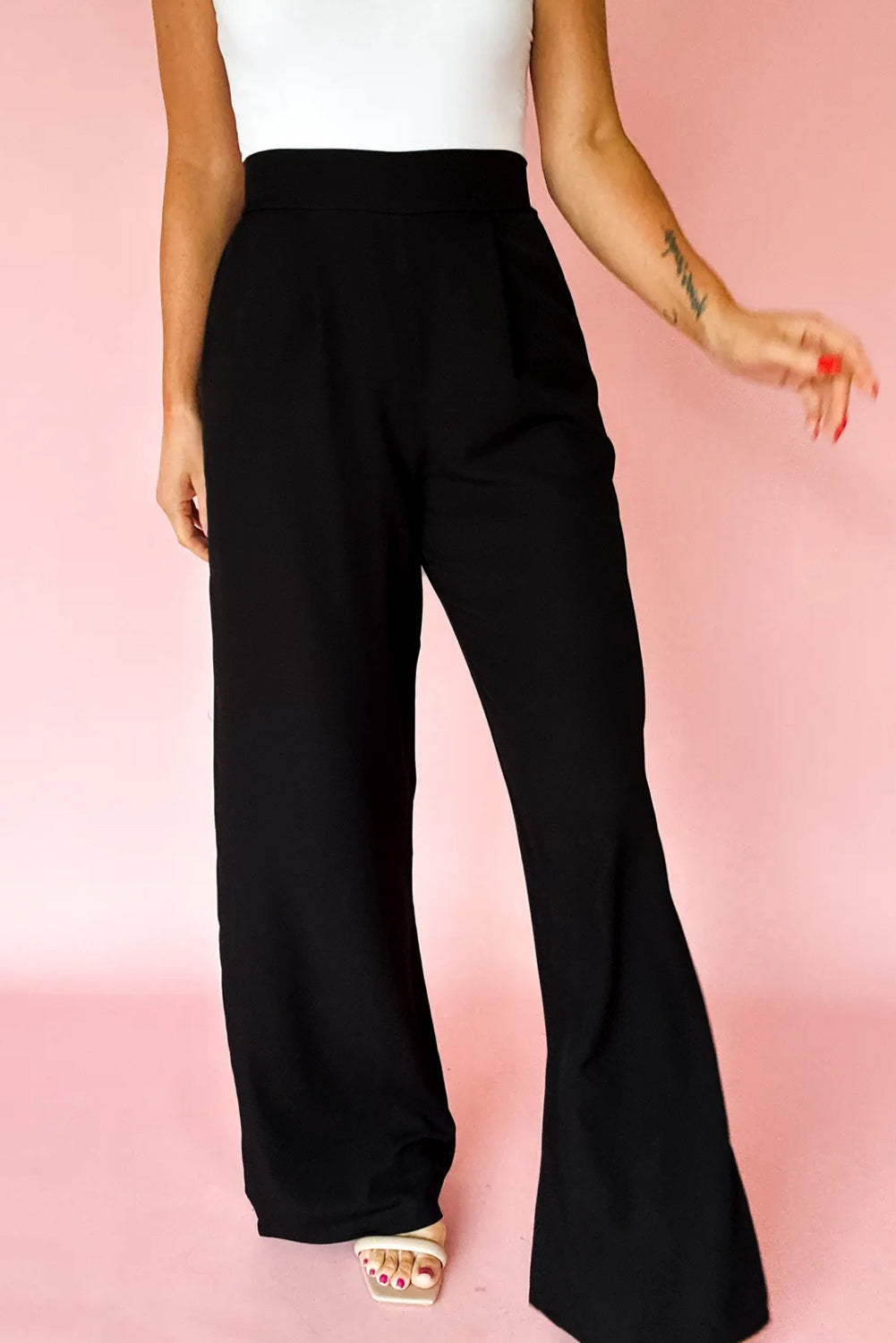 Pleated Detail Pants Dear-Lover Dropshipping