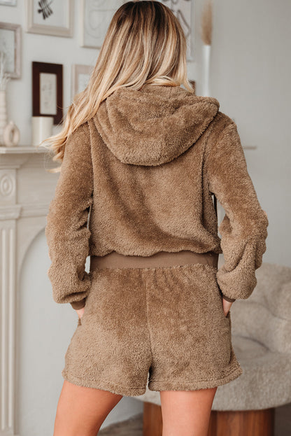 Teddy Bear Sherpa Set - Brown Dear-Lover Dropshipping