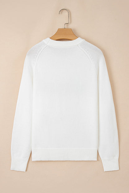 MERRY Christmas Raglan Sleeve Sweater Dear-Lover Dropshipping