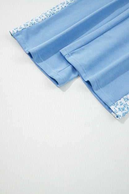 Floral Patchwork Pullover and Sweatpants Lounge Set Dear-Lover Dropshipping