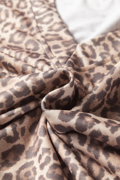 Leopard Print Pullover Mini Skirt Set Dear-Lover Dropshipping