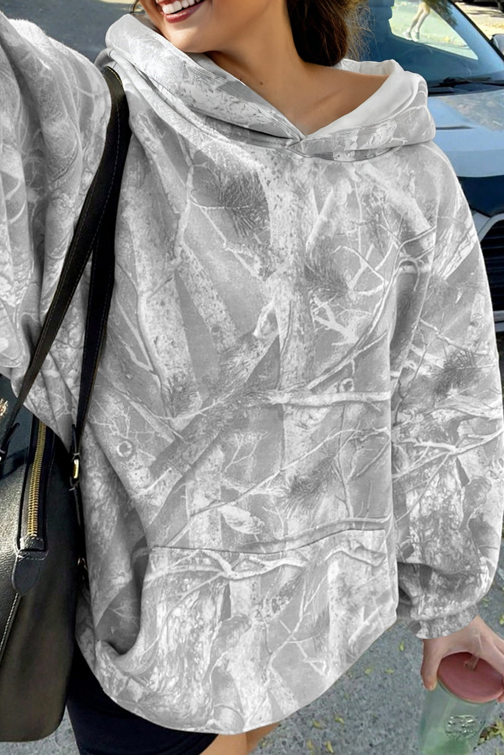 Camouflage Woodland Oversized Hoodie Dear-Lover Dropshipping