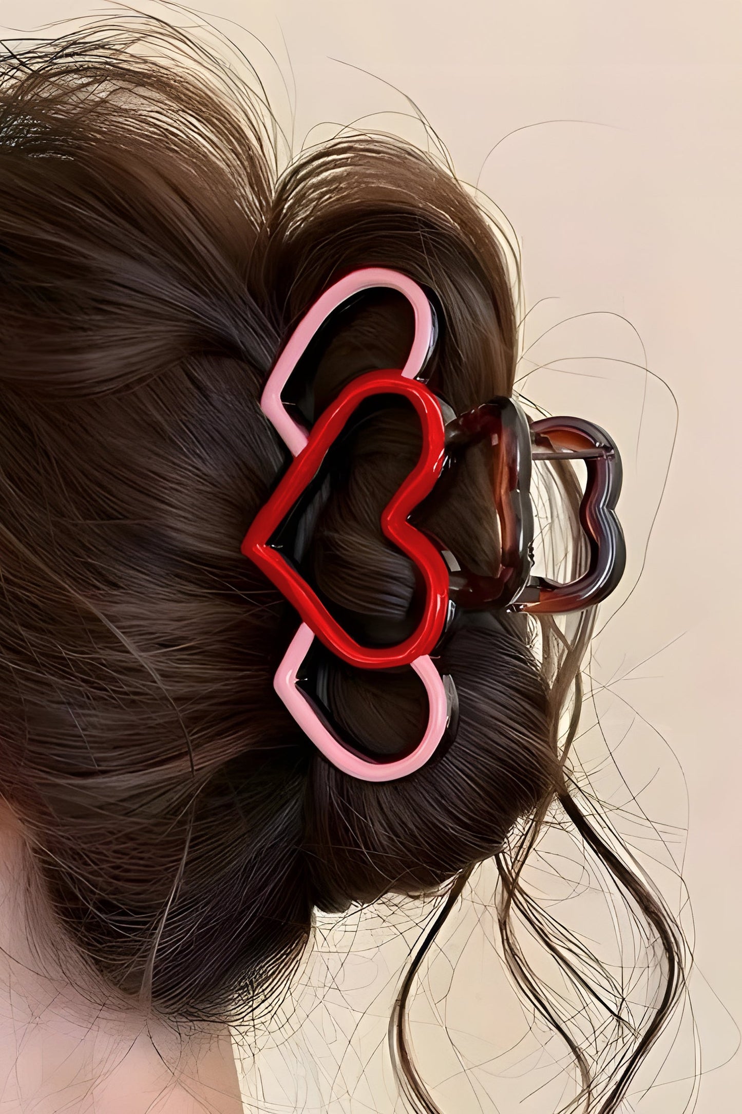 Heart Design Acrylic Hair Claw Clip Dear-Lover Dropshipping