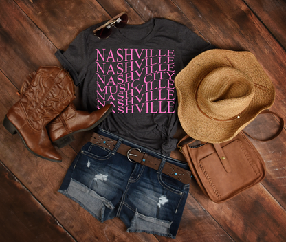 Music City Nashville UNISEX Cotton Tee Daisie Boutique