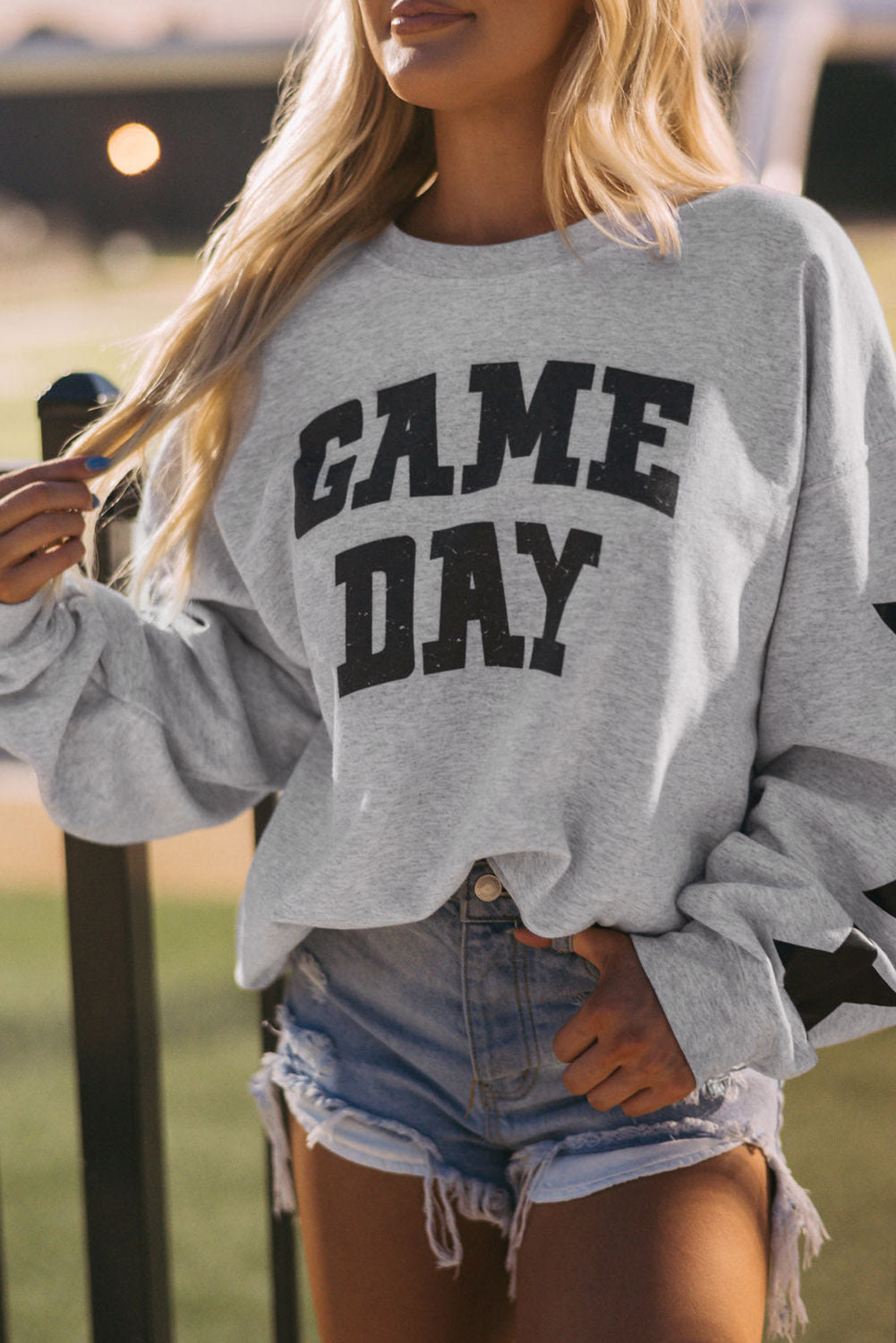 Game Day Graphic Football Season Sweatshirt Daisie Boutique