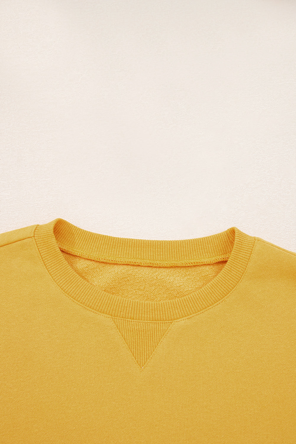 Pleated Balloon Sleeve Pullover Sweatshirt - Citrus Dear-Lover Dropshipping
