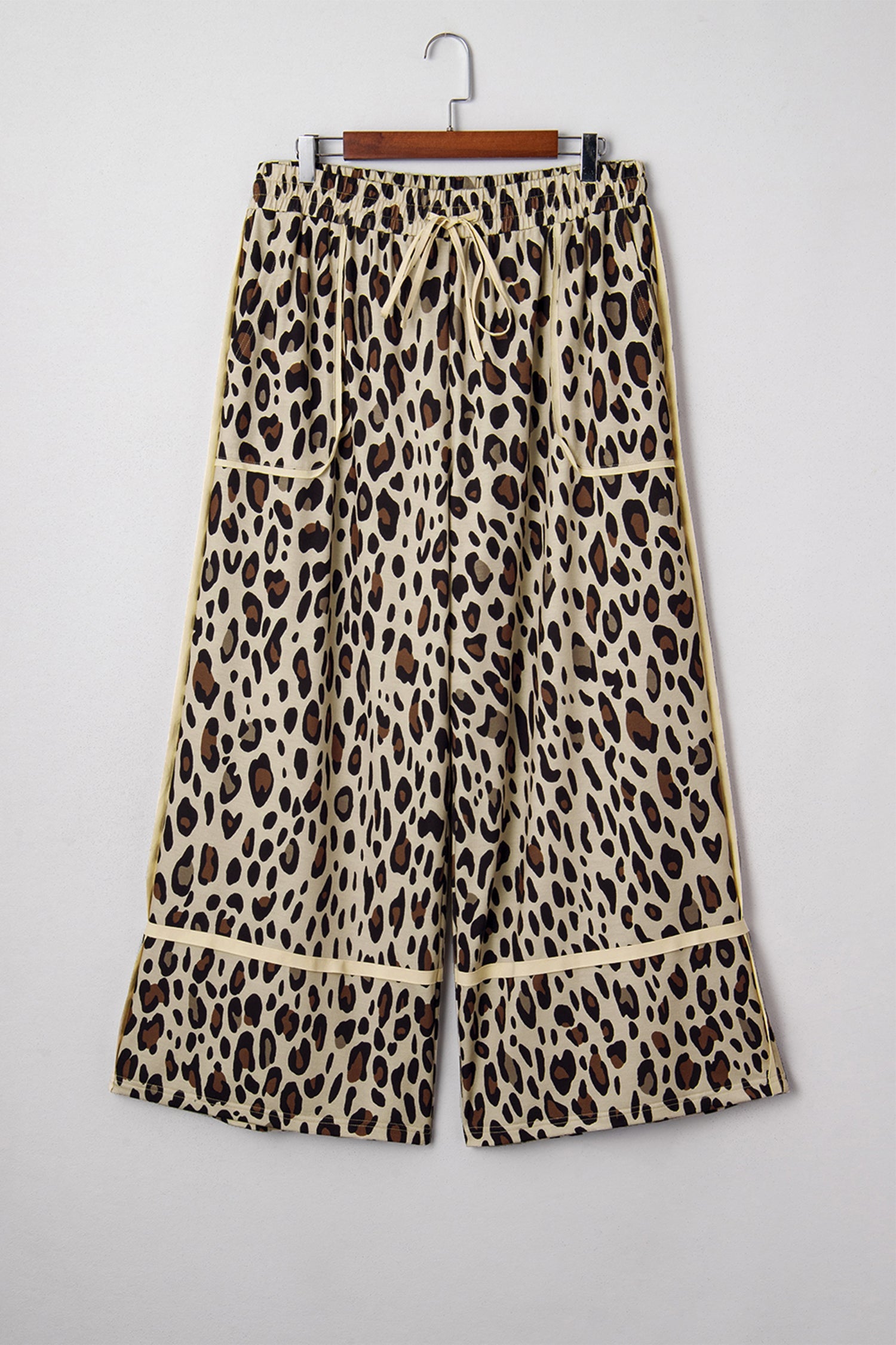 Drawstring Leopard Pants - Plus Size Dear-Lover Dropshipping