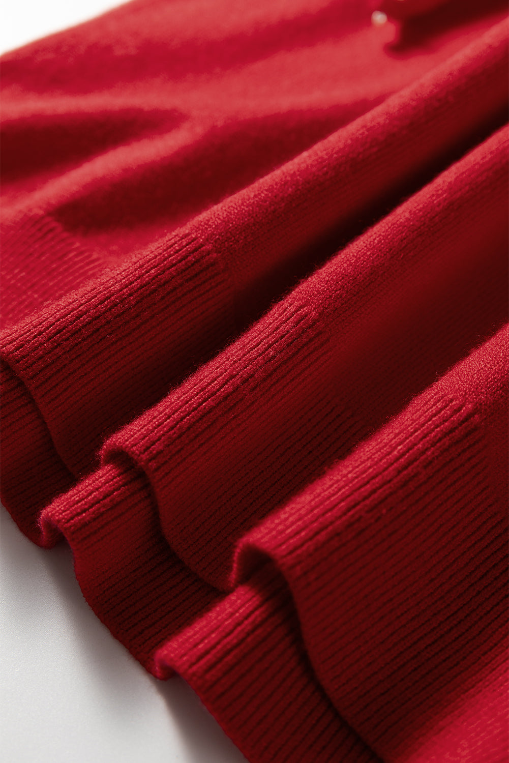 Pearl Embellished Ruffle Sleeve Knit Top Dear-Lover Dropshipping