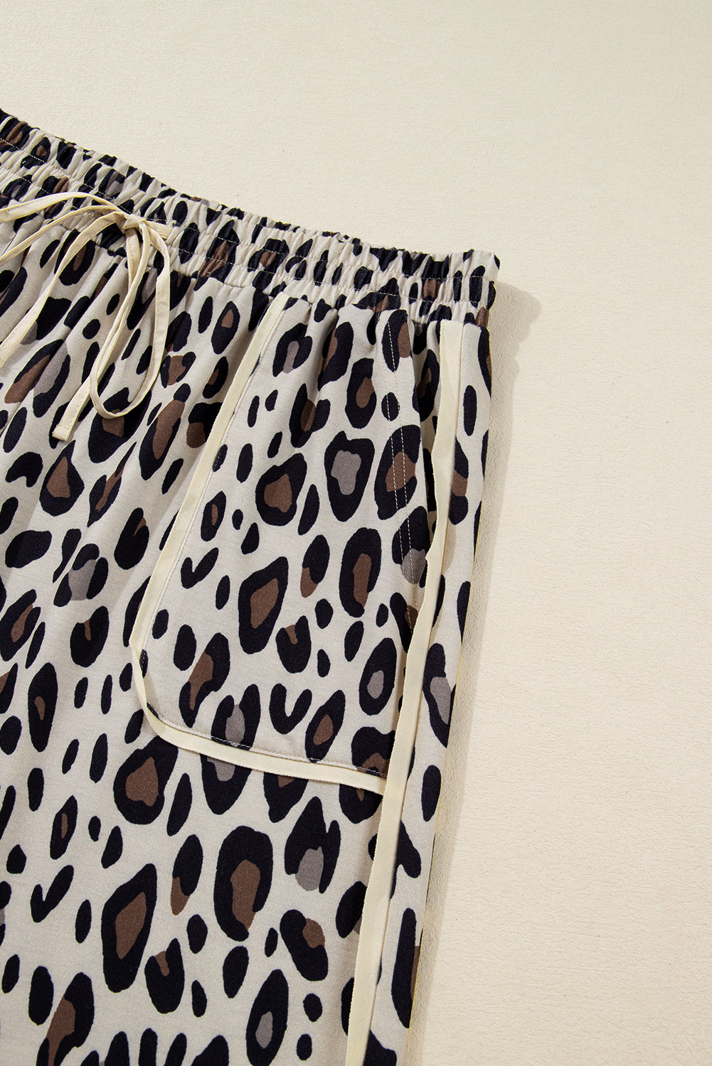 Plus Size Drawstring Leopard Pants Dear-Lover Dropshipping