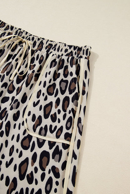 Plus Size Drawstring Leopard Pants Dear-Lover Dropshipping