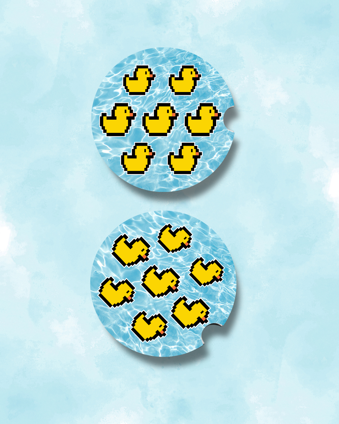 Duck Duck - Rubber Duck Car Coaster Set (2-pack) Daisie Boutique
