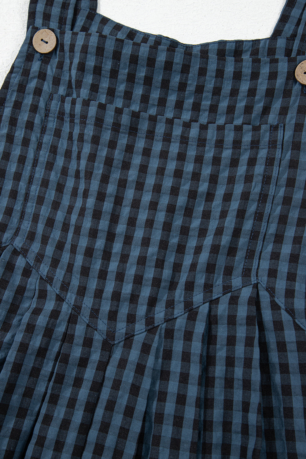Plaid Print Buttoned with Pockets High Waist Overalls Dear-Lover Dropshipping