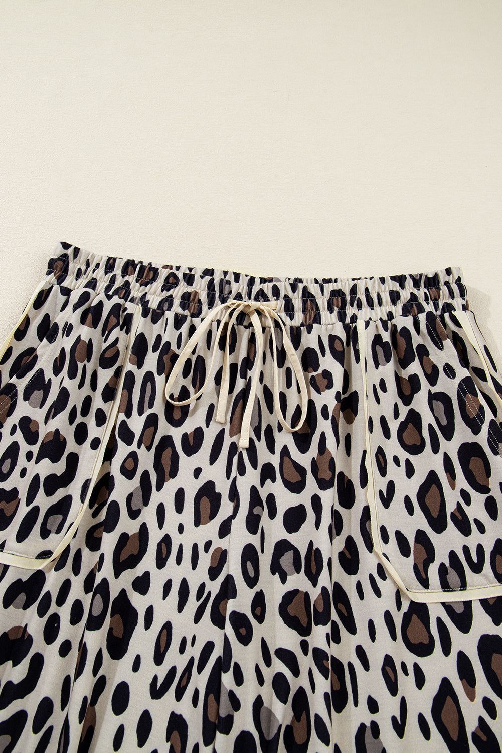 Plus Size Drawstring Leopard Pants Dear-Lover Dropshipping
